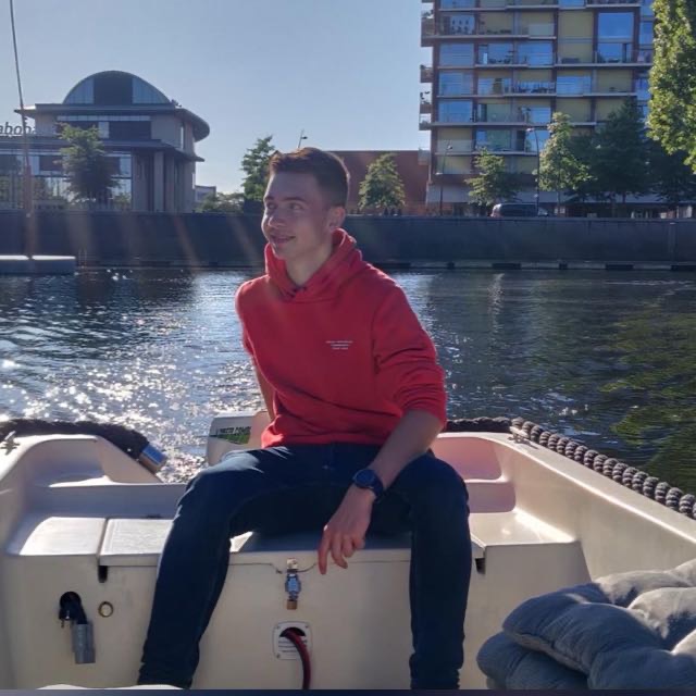 Jeroen Bosgraaf op het water